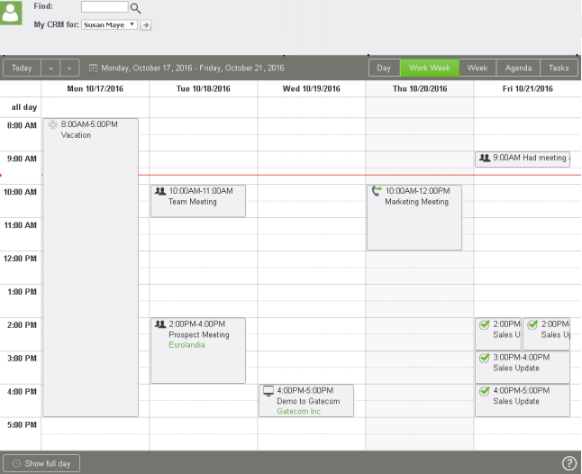 How Does the Enhanced Calendar Help in Sage CRM 2017?