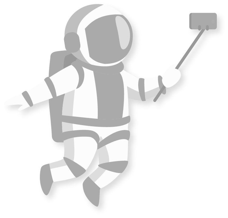 Microsoft Dynamics remote Workshop Selfie Spaceman