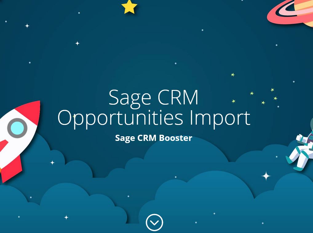 Sage CRM Opportunities Import