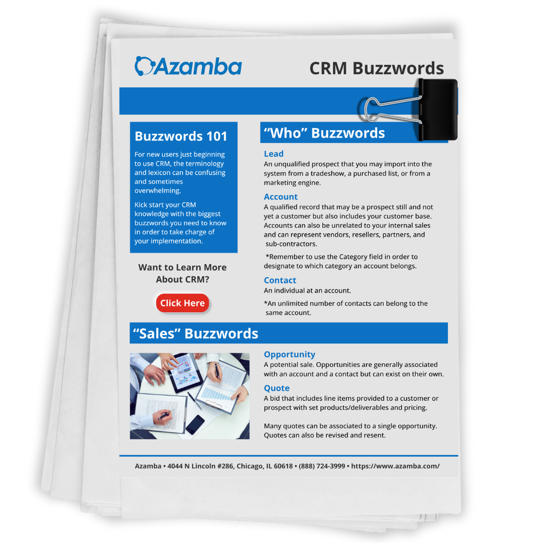 Your CRM Buzzwords Guide